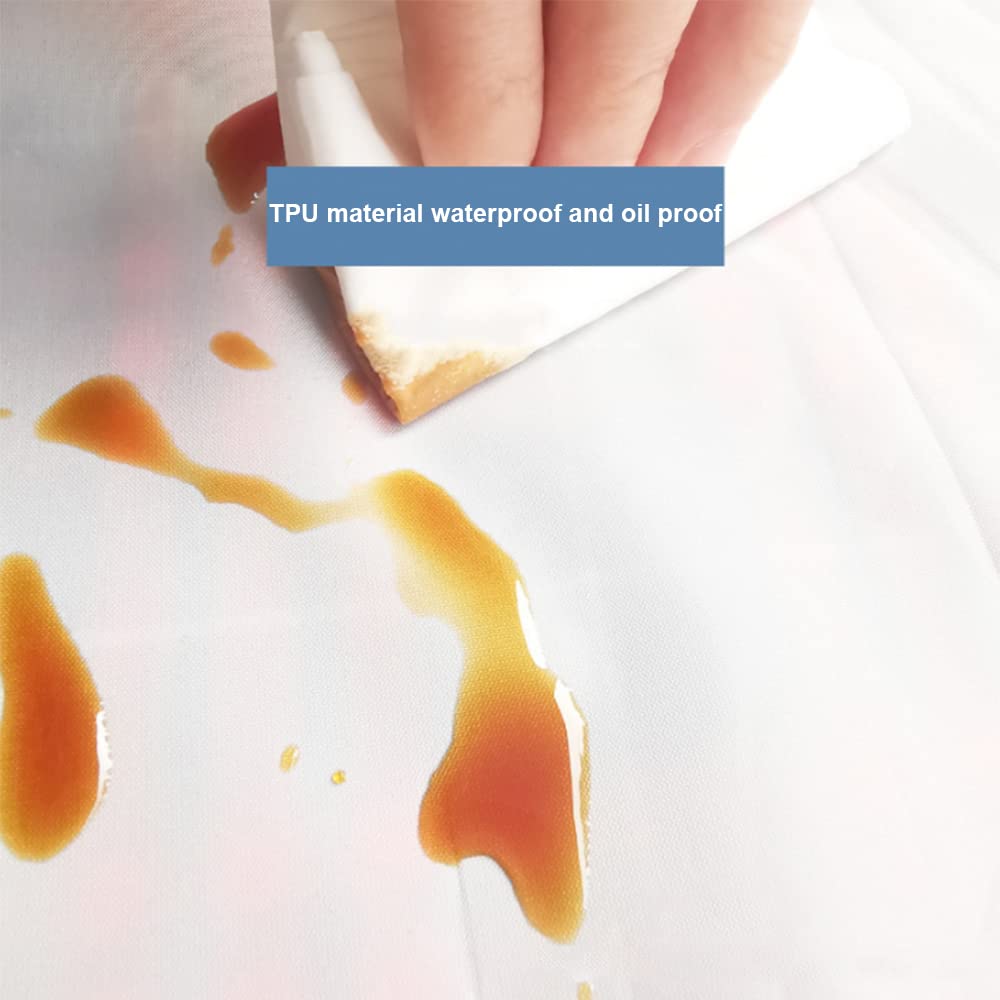 3 bavaglini per adulti impermeabili per anziani bavaglini lavabili per adulti bavaglini da pranzo riutilizzabili bavaglini per adulti anziani donne uomini con raccoglitore di briciole 78 x 45 cm