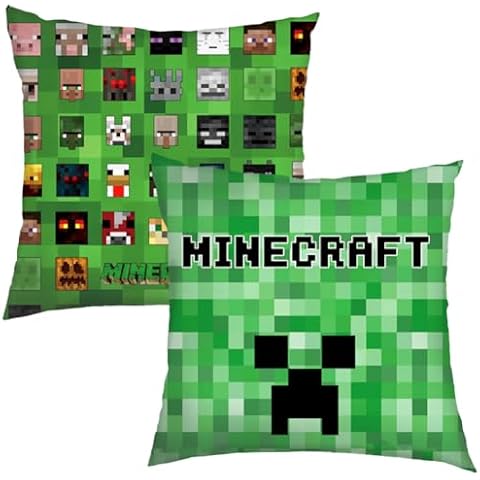 FISAPBXC Minecraft Cartoon Cushion Cover Cover