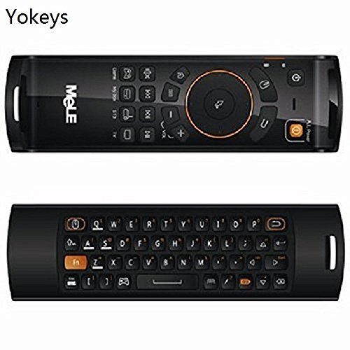 Mele F10 Deluxe Air Fly Mouse Wireless Remote Control Keyboard, Support Android TV Box, Mini PC, Computer, 2.4GHz, G-sensor, Gyroscope, IR Learning
