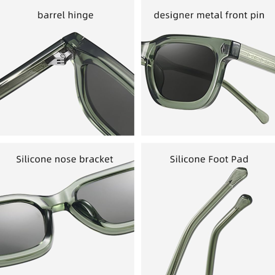 Gafas de sol estilo punk vintage conduciendo