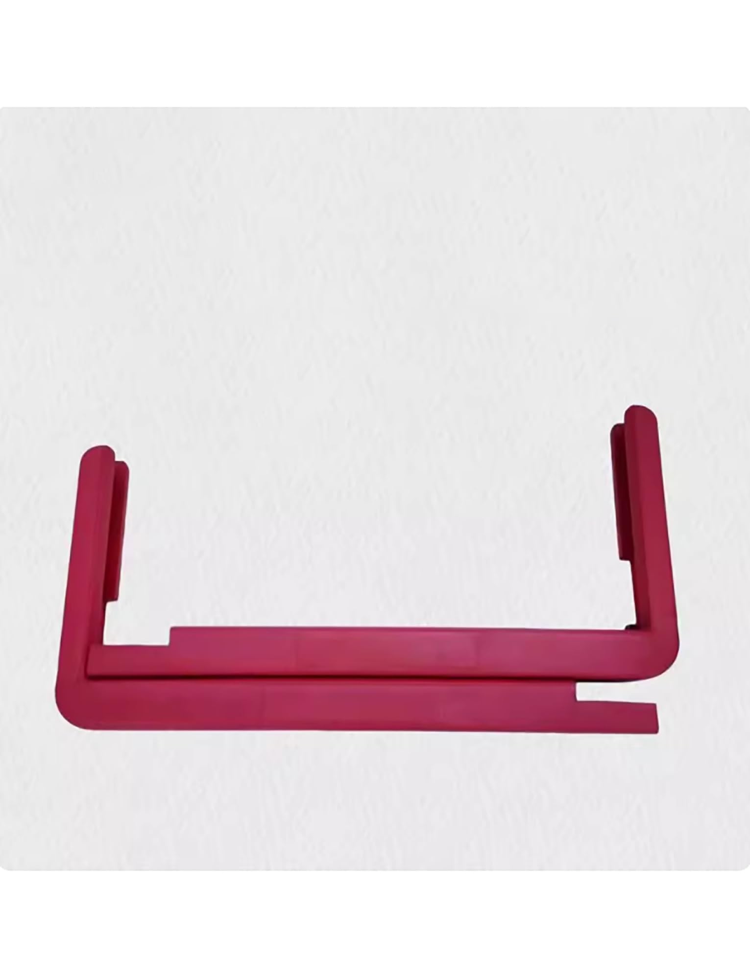 Basketball Backboard Edge Guard - Shock-Absorbing Rim Protector, Hoop Padding for Indoor/Outdoor Use, Durable Foam Bumper for Goalpost Safety(Red)