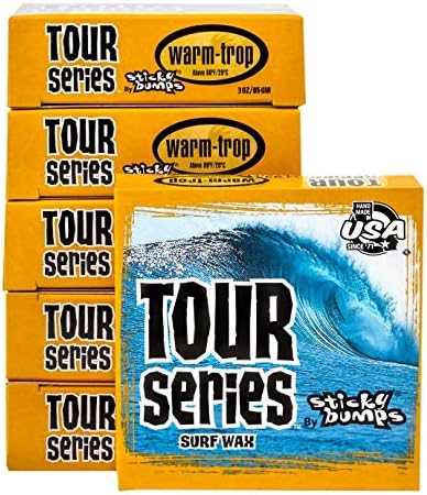 Sticky Bumps Warm/Tropical Tour Series 18 Bars in Boxes Surfboard SURF Wax