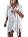 HARHAY Women's Summer Swimsuit Bikini Beach Swimwear Cover up Off White