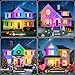 LETIANPAI 300FT Permanent Outdoor Lights,RGB Eaves Light with App Control Remote,DIY Scene Modes IP67 Waterproof Under Eave Lighting,Outdoor Lights for Decor,Garden Decor,House,Party,Holiday