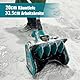 Mellif Akku Schneefräse für Makita Akku 18V, elektrische Schneefräse, 900W kabellos Schneebürste bis 20cm Räumhöhe, 8m Wurfweite, 33.5cm Arbeitsbreite, 30° Einstellbar (Akku Nicht Enthalten)
