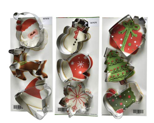 Decoris Silver Cookie Cutter Cookie Cutter - Total Qty: 18