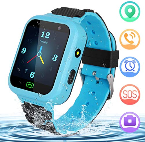 YENISEY Kids Smart Watch GPS Tracker - GPS Smartwatch Phone for Children Girls