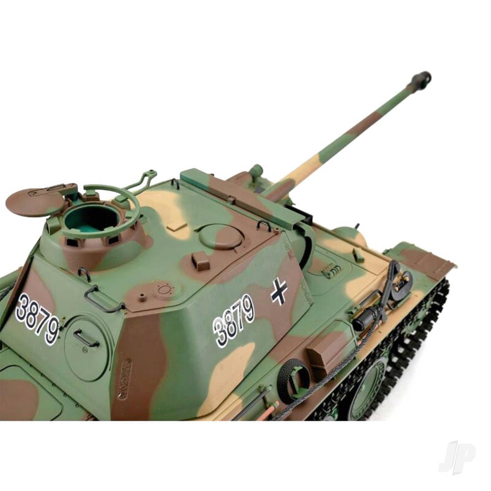 Henglong 1:16 German Panther Type G RTR RC Tank (IR, Shoots, Smokes & Sound)