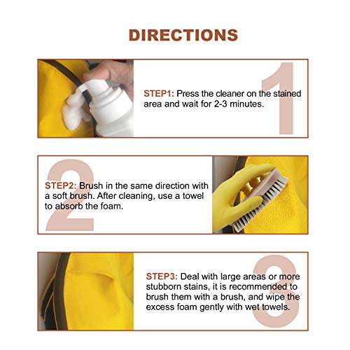 FOLLOWIN Heavy-Duty Fabric Cleaner Spray Carpet and Upholstery Cleaner for Furniture, Car, Couches, Sofa, Carpets, Rugs, Curtain, Clothing Pet & Child Safe (11 Oz)