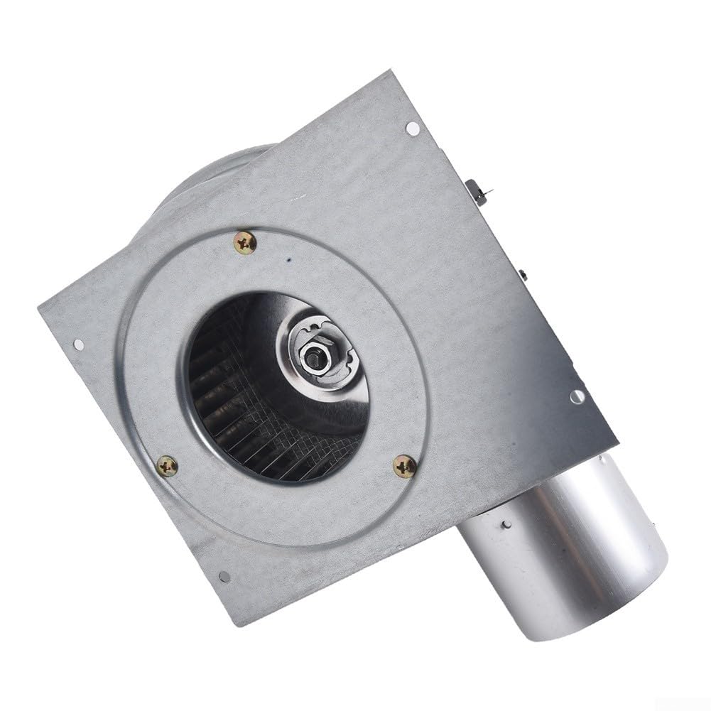 Ventilador de chimenea 35W 220V Resistencia a altas temperaturas Bajo ruido 2000 RPM Ventilador de repuesto de hierro para estufa, motor de horno, ventilador de caldera