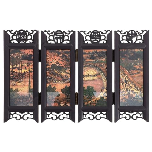 Mini paravent chinois Homoyoyo cloison de bureau légère et pliable