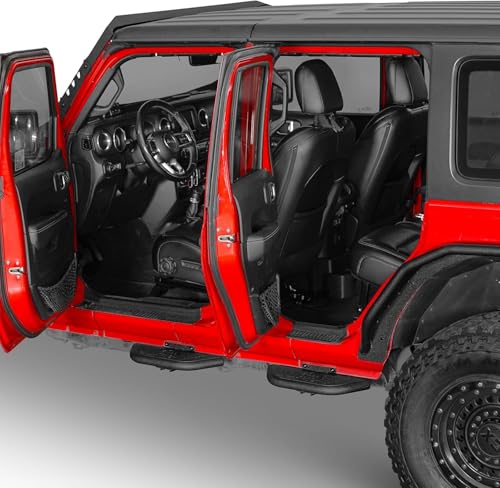 Estribos laterales Jeep Wrangler JL 2018-2026 acero 4 puertas miniatura 2
