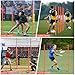 YGORTECH Soccer Agility Training Equipment, Includes 20ft Agility Ladder, 6 Adjustable Agility Poles, 10 Disc Cones, Jump Rope-Speed Training Set for Soccer Football Basketball Athletes Orange