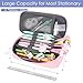FlowFly Large Capacity Pencil Case for Kids, Boys & Girls – Zippered Multi-Functional Pen Pouch, Soft & Portable Pencil Bag for School, Teens, Students, Pink