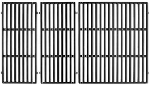 Weber Rejillas de cocina de hierro fundido esmaltado en porcelana, serie Genesis 400