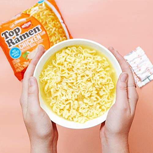 Nissin Top Ramen Noodle Soup, Chicken, 3 Ounce (Pack Of 24) #TOP2