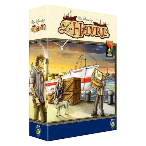 Le Havre Board Game | European City Building Strategy Game | Resource Management for Adults and Kids | Ages 12+ | 1-5 Players | Average Playtime 30-150 Minutes | Made by Lookout Games