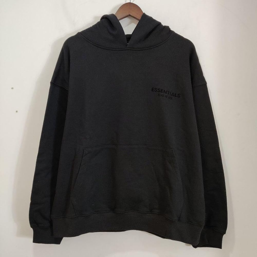 ESSENTIALS パーカー　Sサイズ ESSENTIALS / エッセンシャルズ フロント ロゴ ニット パーカー