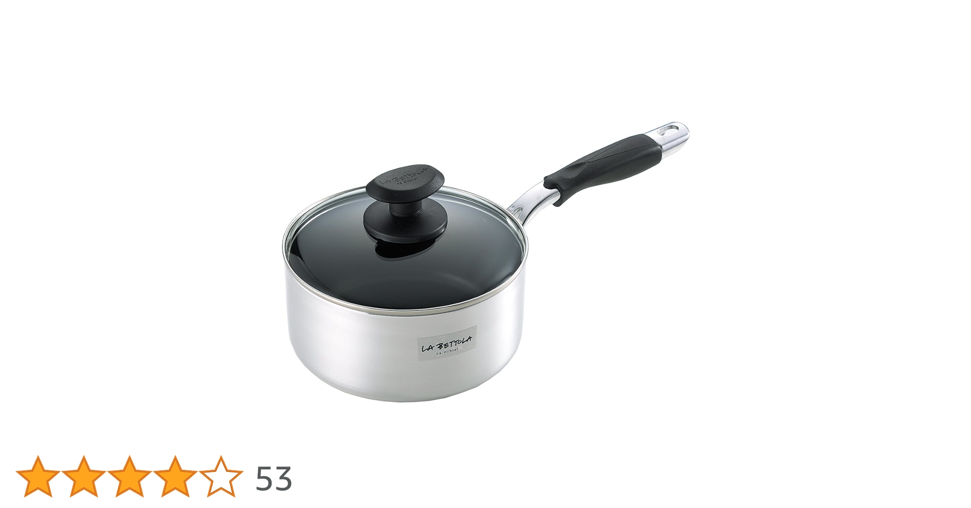 Amazon.co.jp: タマハシ 落合 務 IH対応 アルミ片手鍋 18cm LB