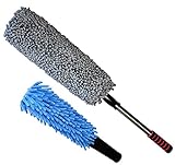 Ultra Premium Car Duster Set - Interior & Exterior Dusters - 2 Piece Set
