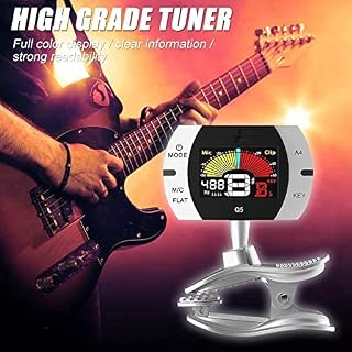 XCC Accordeur de Guitare à Clipser for Guitare Basse Violon ukulélé, réglage Rapide et précis - Les Beatles, Paul McCartney, John Lennon, RIngo Starr, George Harrison XCC Accordeur de Guitare à Clipser for Guitare Basse Violon ukulélé, réglage Rapide et précis – Image 4
