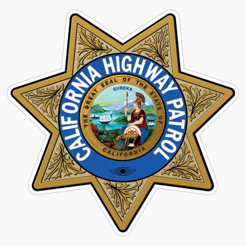 Magnet California Highway Patrol Badge Logo Crest Magnetic Vinyl Sticker Decal 5"