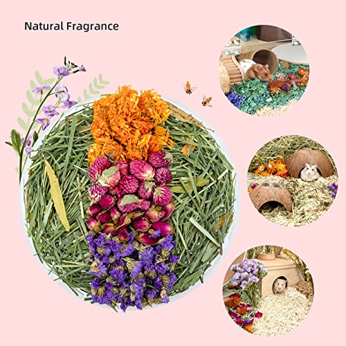 Image of Niteangel Natural & Soft Hamster Bedding Mate Small Animal Habitat Decor for Syrian Dwarf Hamsters Gerbils Mice Degus Bunny or Other Small-Sized Pet (Flowers Scent Path)