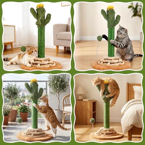 Arbre à chat cactus design et moderne pour égayer votre salon tout en amusant votre félin - 8