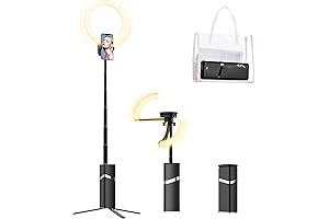 Portable LED Ring Light with Tripod Stand: Enhance Your Glow on the Go