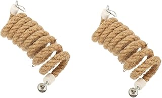 POPETPOP 2 Peças Corda Pendurada Brinquedo De Escalada Brinquedo De Pássaro Brinquedos De Forrageamento De Pássaros Brinquedos De Arara Corda De Pássaro Poleiro De Pássaro Corda De Poleiro