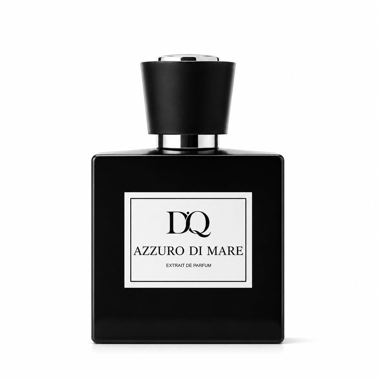 D'QAR Azzuro Di Mare- Extrait de Parfum 50 ml – Frischer aquatischer Herrenduft mit Bergamotte, Zitrone, Meeresbrise & Ambroxan – Maritimer Sommerduft für Männer