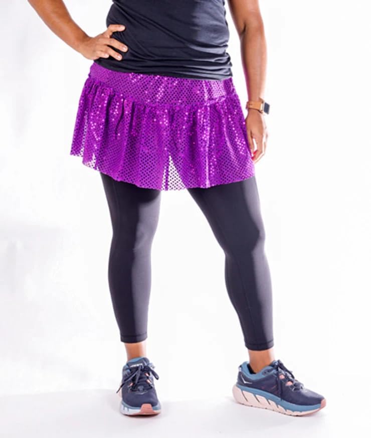 Women's Sparkle Running Skirt | Running Tutu | Glitter Running Skirt | Running Costume | Sequin Running Skirt3