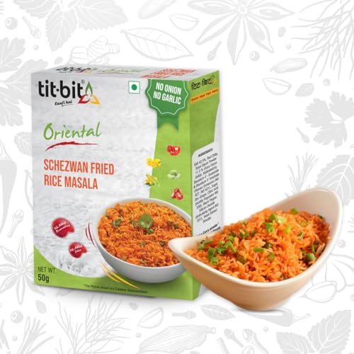Image of Tit-Bit Oriental - No Onion No Garlic Chinese Masala's Easy to Cook (Jumbo Combo),8 Count
