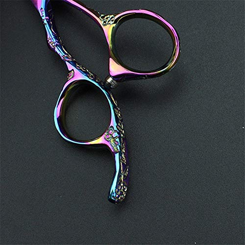 Ciseaux de coupe de cheveux d'excellence 6 pouces pour gaucher