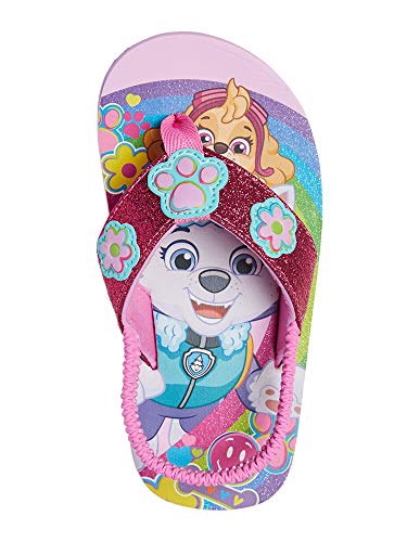 Paw Patrol Pink flip flop Child size 7-8