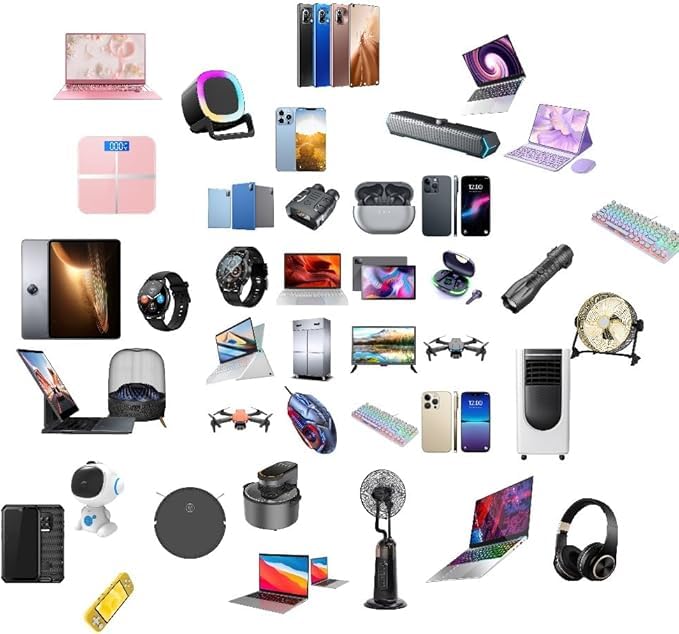 Electrónica, Wireless Investigación de mercado en México Paquetes mixtos de 5 a 40 piezas.Liquidación 2024 Artículos electrónicos para el hogar restantes no vendidos y paquetes...