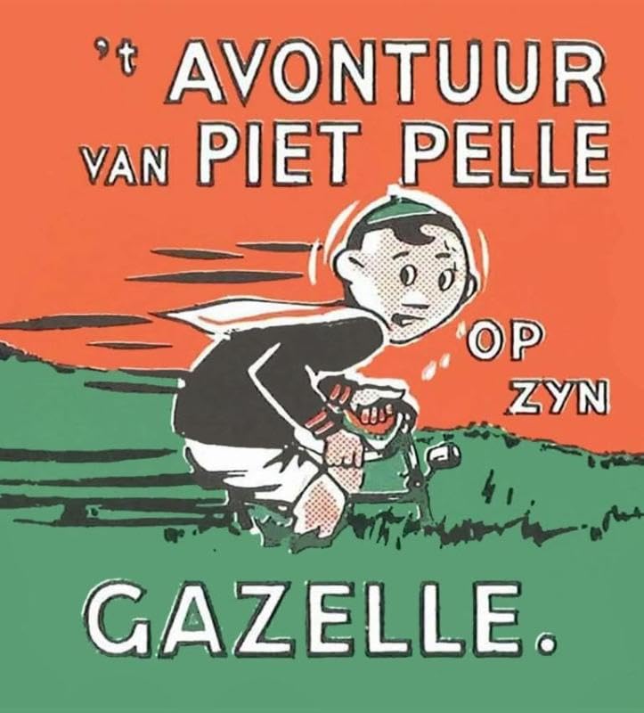 Piet Pelle op zijn Gazelle livre illustré historique de Ko Doncker