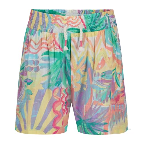 Image of Roxy Girls' Soleil Elastic Waist Shorts, Drawstring Closure, Soft & Comfortable Fit