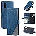 Case for Motorola Moto E 7th gen 2020 Case Cover,Case for Motorola Moto E 2020 / Moto E 7th gen 2020 XT2052DL XT2052-2PP Case Flip Pu Leather Cover Blue