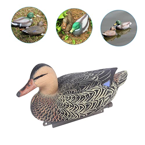 Inoomp Fence Decorations Outdoor Decorations Playset Accessories Duck Hunting Decoys Fake Duck Jitterbug Lure Hunting Accessories Faux Duck Portable Duck Decoy Animal Statuette Model Duck #TOP3