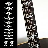 Fretboard Markers Inlay Sticker Decals for Guitar Bass - Tailored Leaves (WS)