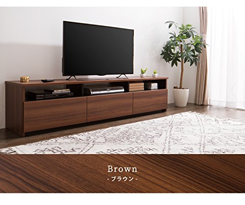 Amazon｜ローボード 幅180cm 【日本製 大川家具 完成品】 (ホワイト
