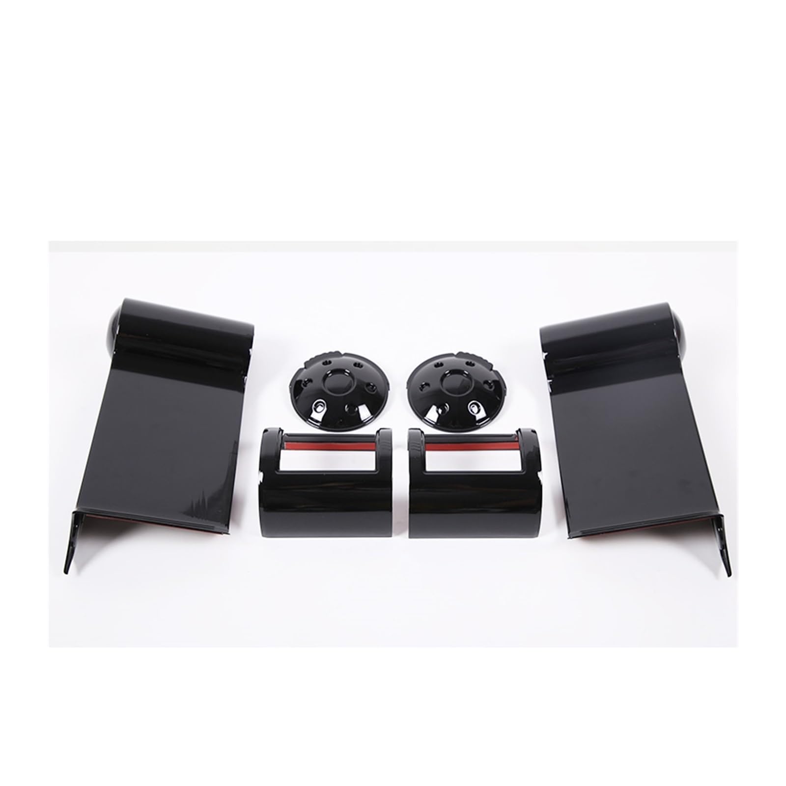 Interior Trim for Toyota FJ for Cruiser 2007-2021 Car Dashboard Side Air Outlet Frame Cover Trim Sticker Cover Trim Sticker(Piano Black)