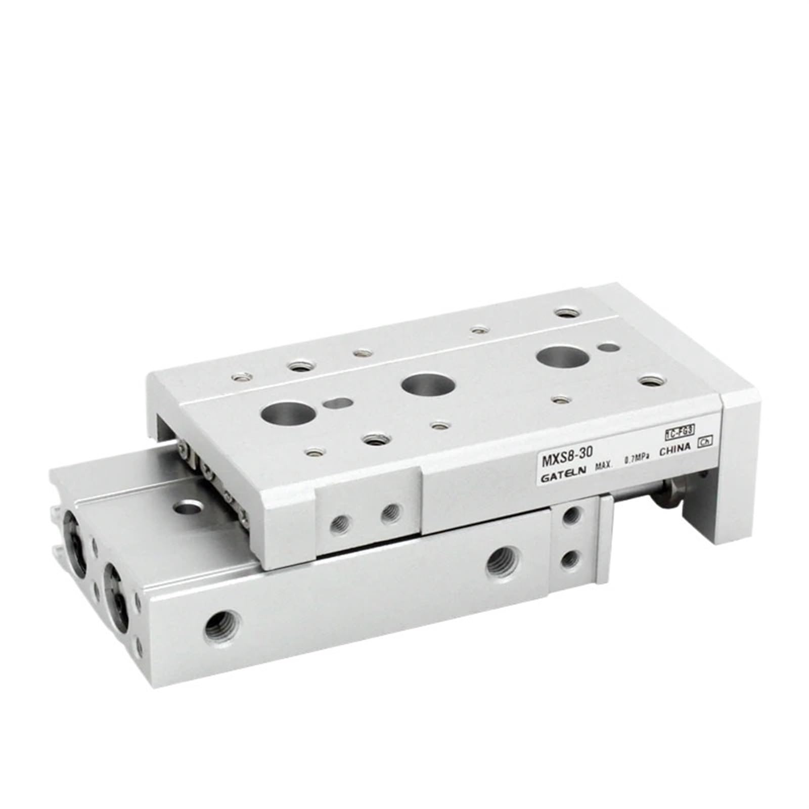 Table coulissante à air de précision MXS25 double tige pour guidage rigoureux