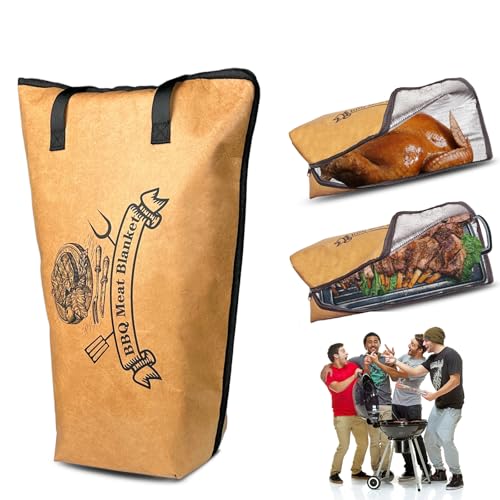 weosz 21 Inch BBQ Blanket for Resting Meat Smoker Meat Rest Barbecue Bag for Brisket Reusable Insulation Bag for Smoker Pork Shoulders Turkeys Smoker Accessories Gift for Men (21 inch BBQ Blanket) weosz 21 Inch BBQ Blanket for Resting Meat Smoker Meat Rest Barbecue Bag for Brisket Reusable Insulation Bag for Smoker Pork Shoulders Turkeys Smoker Accessories Gift for Men (21 inch BBQ Blanket)