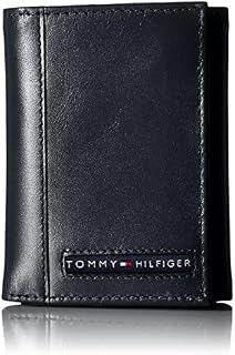 Tommy Hilfiger Men's Trifold Wallet-Sleek and Slim Includes ID Window and Credit Card