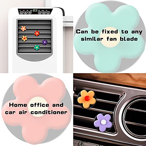 Image of Frienda 8 Pieces Daisy Flower Air Freshener Cute Flower Car Clips Air Vent Clip Car Accessories Interior Decor for Women Girls Charm Colorful Air Vent Decorations(Classic Colors)