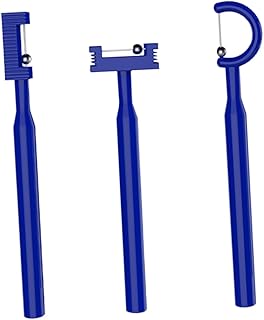 SECFOU 3Pcs Exercitador De Língua Exercitador Facial Ferramentas Elétricas Ferramentas Faciais Levantamento De Ponta De Língua Tubos Mastigáveis Ferramenta Motora Oral Exercitador De