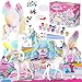 Tacobear Unicornio Figuras Pintar Juegos para Niños Unicornio Figuras para Pintar Unicornio Juguete Manualidades Creativo Juguete Cumpleaños Navidad Unicornio Regalo para Niña 4 5 6 7 8 9 años