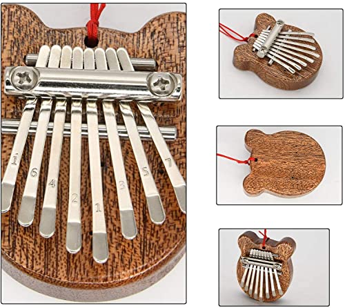 WPHGS 8 clés Mini Kalimba Thumb Piano, Portable Kalimba Music Pocket Pocket Piano, Piano à doigt de bois for adultes… - Les Beatles, Paul McCartney, John Lennon, RIngo Starr, George Harrison WPHGS 8 clés Mini Kalimba Thumb Piano, Portable Kalimba Music Pocket Pocket Piano, Piano à doigt de bois for adultes… – Image 4